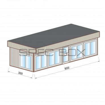 Модульный магазин 8*3 ОСБ