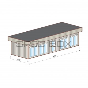 Модульный магазин 9*3 ОСБ